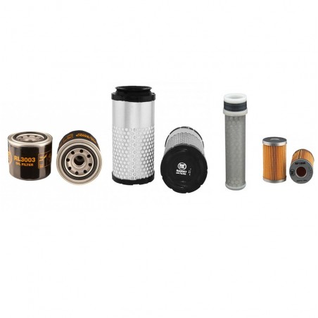 KUBOTA U15 Filter Service Kit w/Kubota D 782 Eng. Air, Oil, Fuel Filters