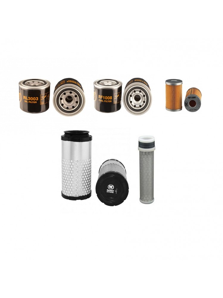 Kubota U20-3 Mini E xcavator Filter Kit