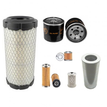 Hitachi ZX17U-2 Excavator Filter Kit