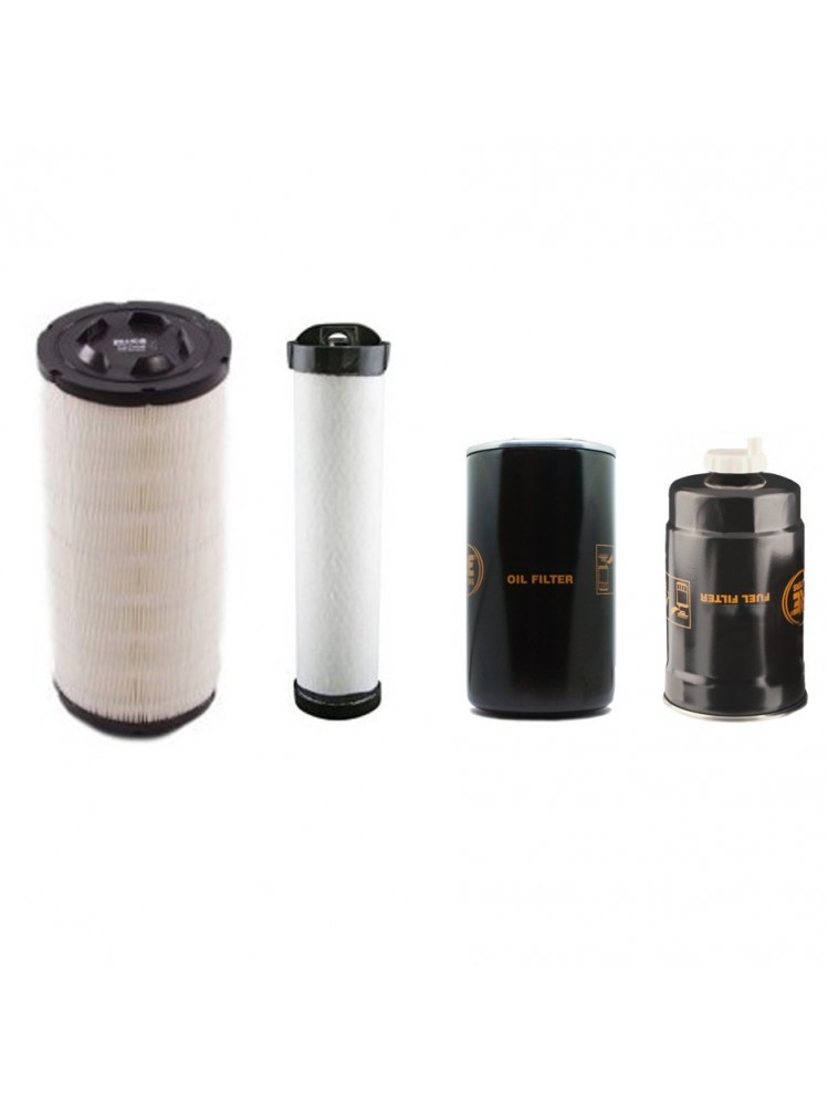 JCB 530-70 Filter Service Kit w/Perkins 1004-40T Eng. Air, Oil, Fuel Filters