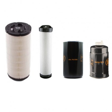 JCB 530-70 Filter Service Kit w/Perkins 1004-40T Eng. Air, Oil, Fuel Filters