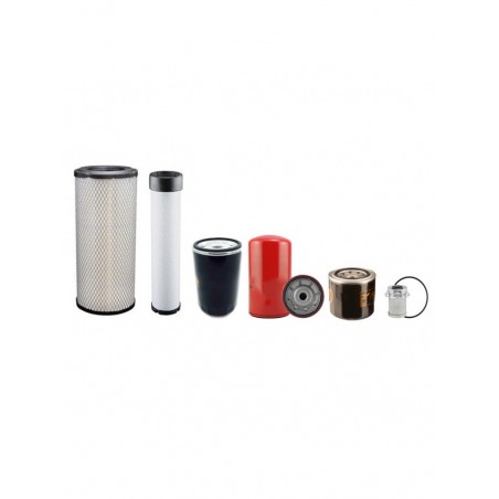 KOBELCO BAGGER SK135SR(LC)-1E/L-1E Filter Service Kit w/Isuzu 4BG1 Eng. Air, Oil, Fuel Filters
