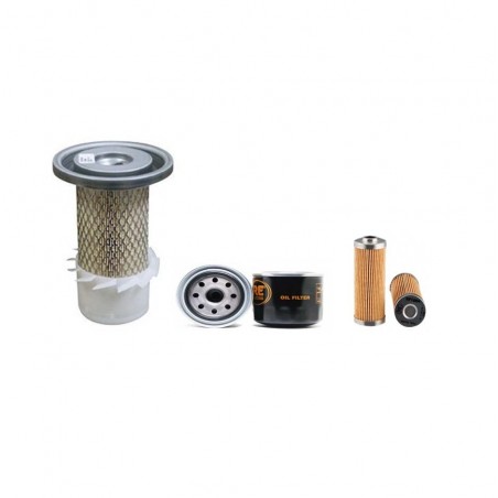 KOMATSU PC05-6 Filter Service Kit w/Komatsu 3D72-2 Eng. Air, Oil, Fuel Filters