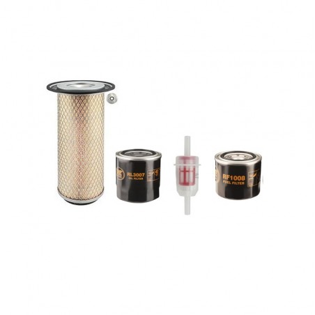 SCHAEFFER 3045 Filter Service Kit w/Kubota V 1505T Eng. Air, Oil, Fuel Filters