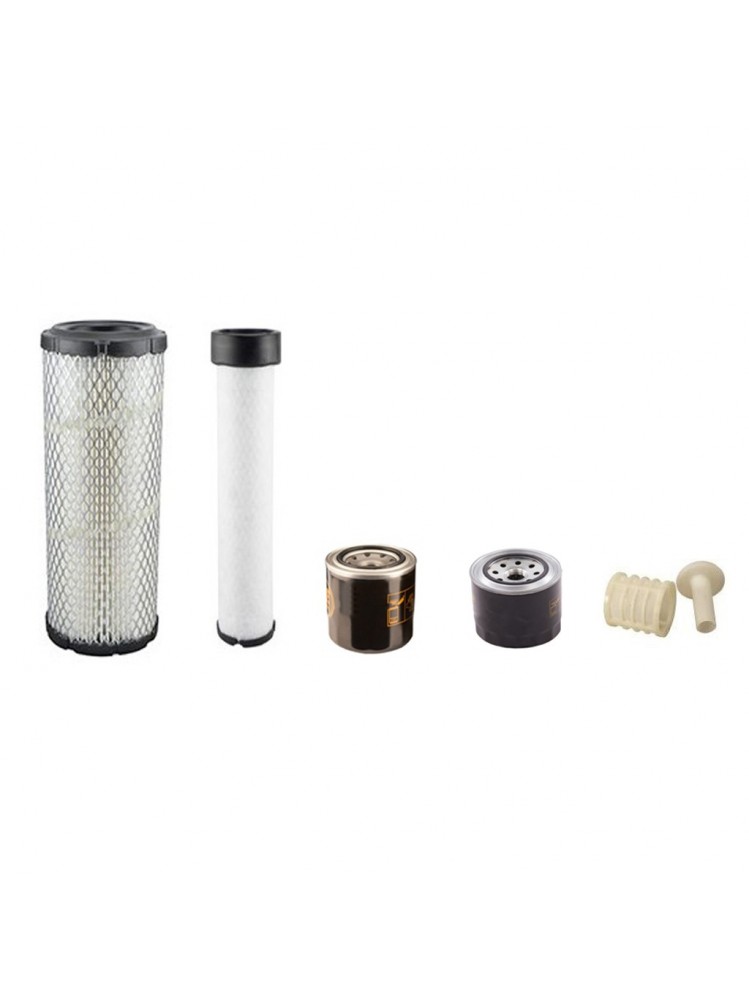 TAKEUCHI TL 130 Filter Service Kit w/Yanmar 4TNV98-YTBL Eng. Air, Oil, Fuel Filters