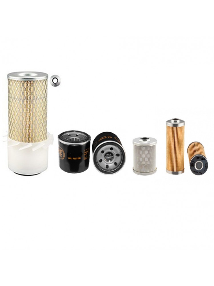 YANMAR B 15 EX Filter Service Kit w/Yanmar 3TNE68-NBAB Eng. Air, Oil, Fuel Filters Yr -2004