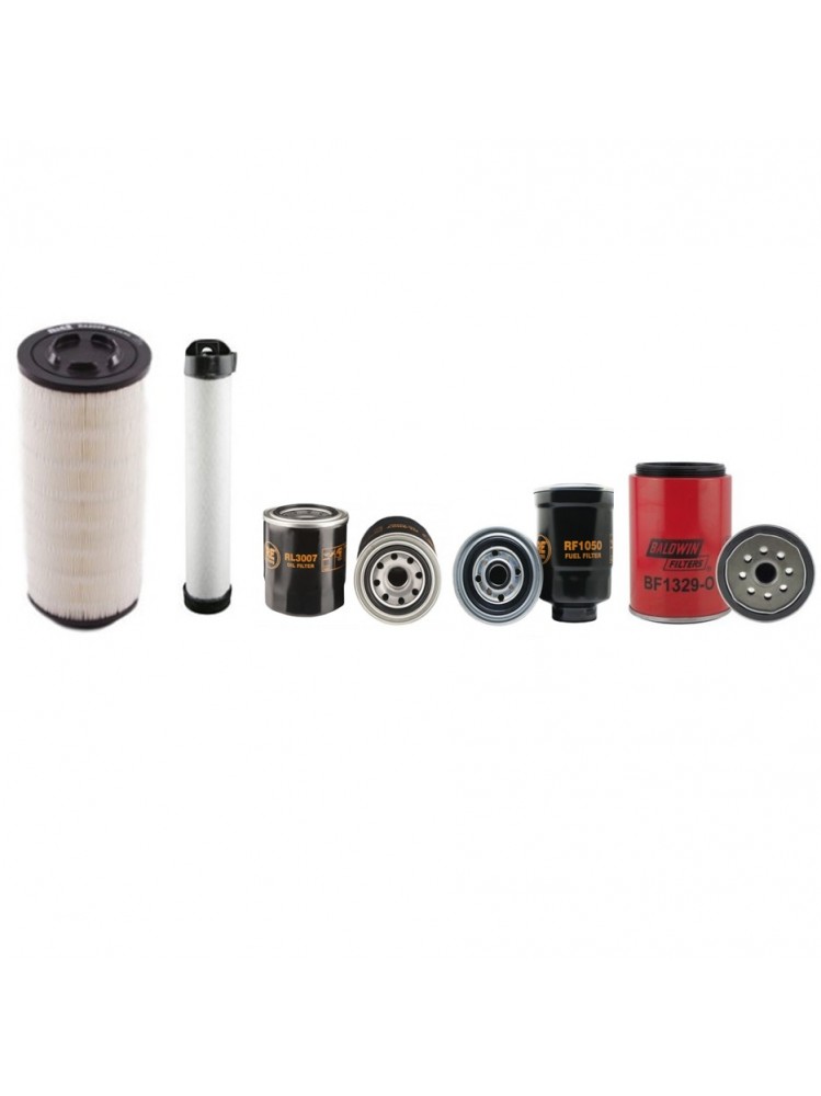 ATLAS COPCO QAS 40 Compressor Filter Service Kit with Kubota V 3800DI-T Eng