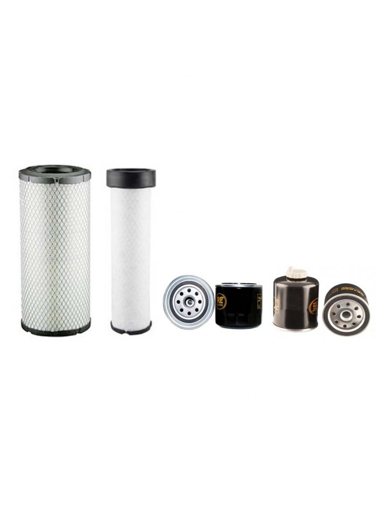 Bobcat E42 - E45 - E50 Filter Service Kit - Air - Oil - Fuel Filters