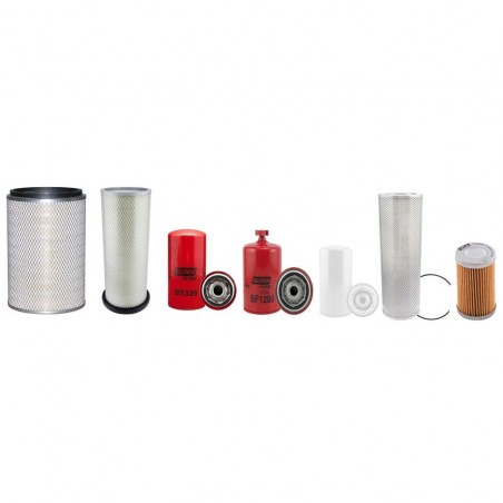 HALLA HE220LC Filter Service Kit w/Cummins 6Bta5.9C Eng.