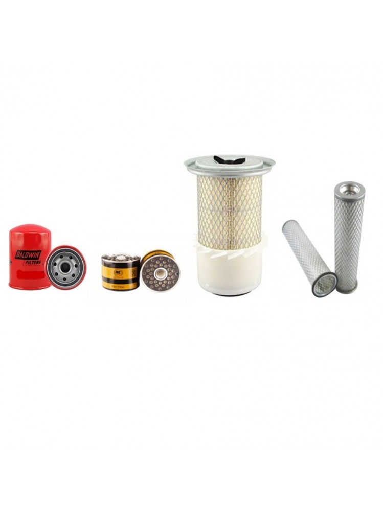 JCB 802.4, 802.7S Filter Service Kit Air, Oil, Fuel Filters