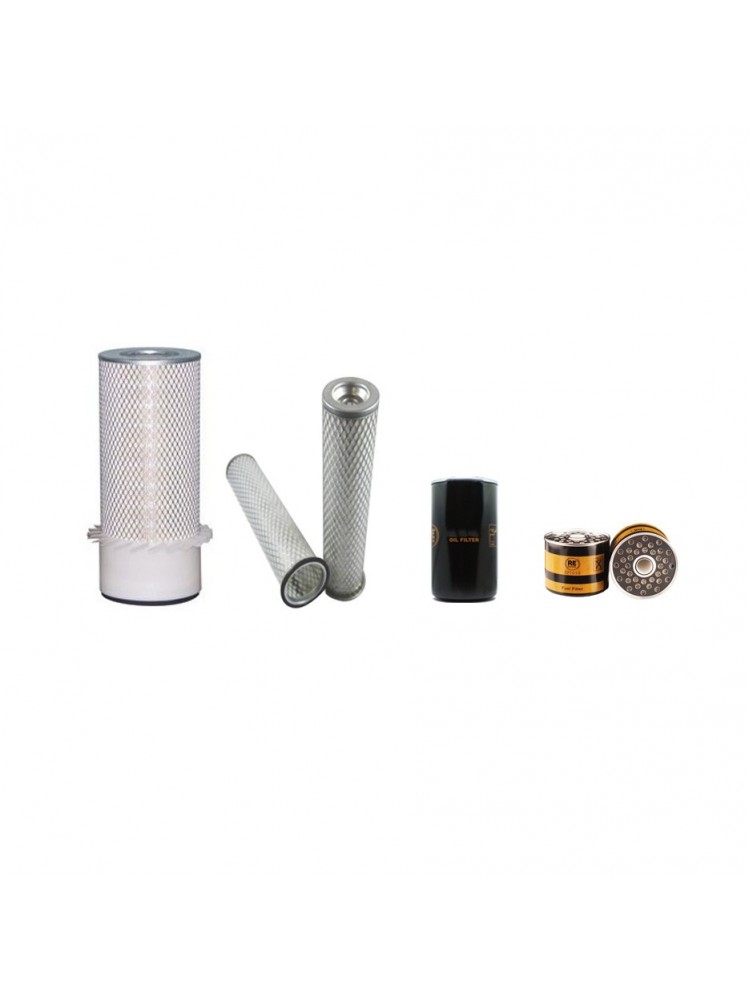 JCB 712 Filter Service Kit With Perkins 1006.6 Engine - Air, Oil, Fuel Filters