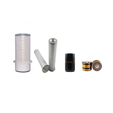 JCB 712 Filter Service Kit With Perkins 1006.6 Engine - Air, Oil, Fuel Filters