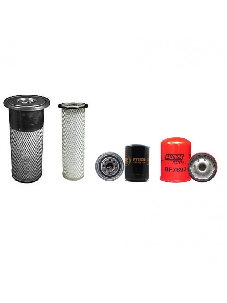 Komatsu PC100-5, PC100-6, PC120-5, PC120-6 Filter Service Kit S4D95L Engine