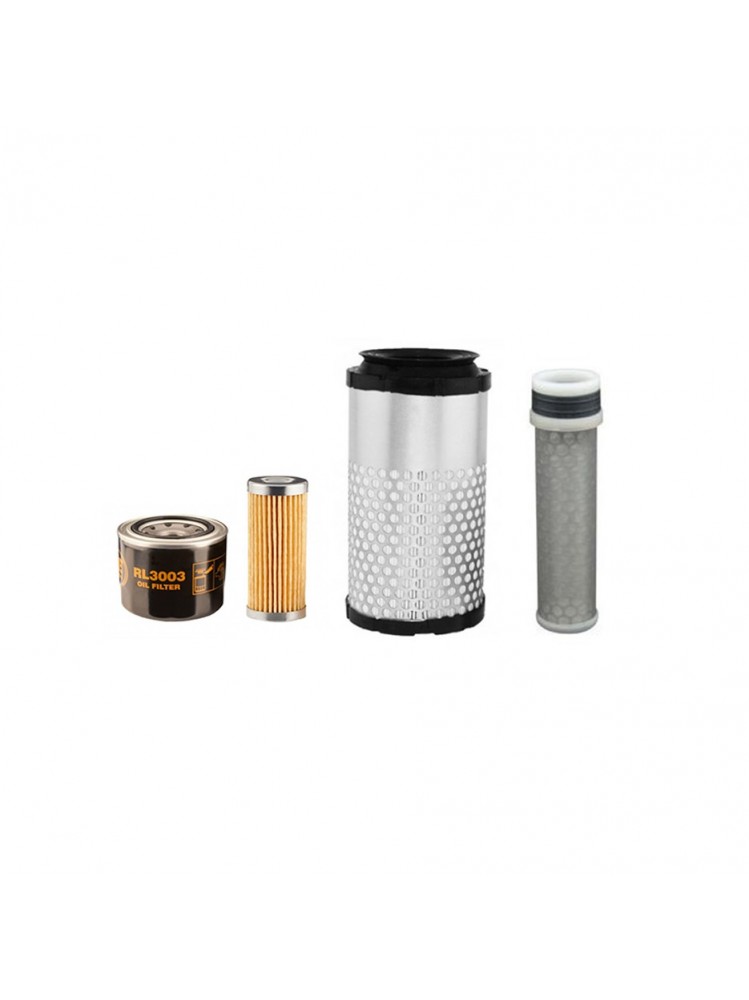Kubota B21 Tractor Filter Service Kit - Air, Oil, Fuel Filters