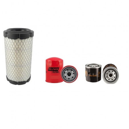 Weidemann 1025D/P Filter Service Kit - Air, Oil, Fuel Filters