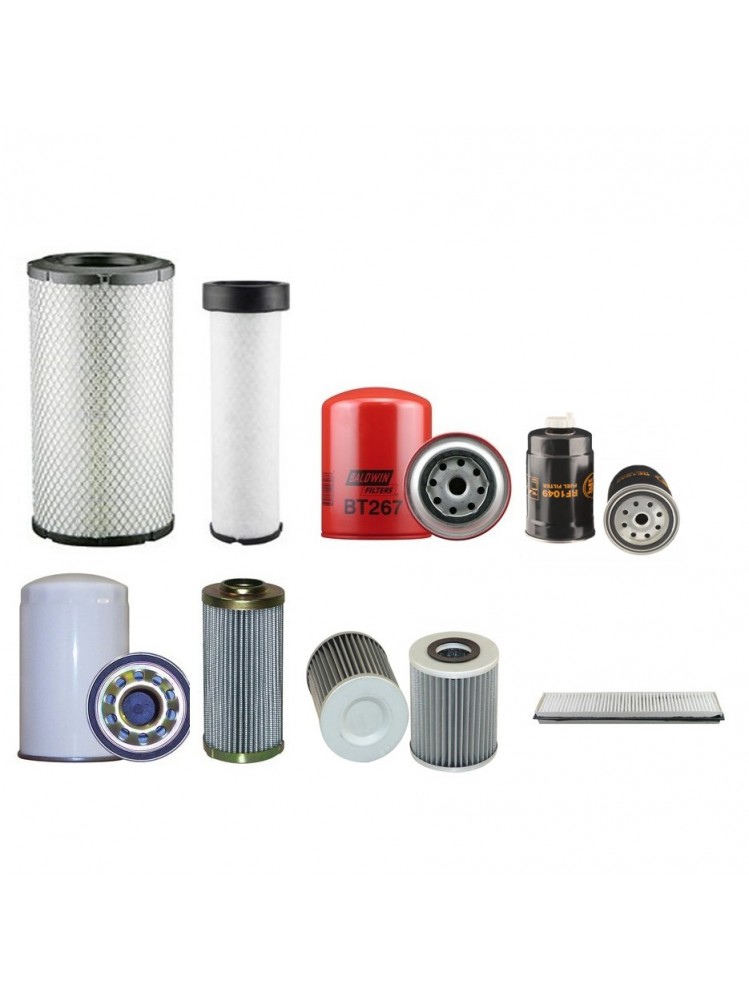 CASE JX 80U Filter Service Kit   SN  RA2010