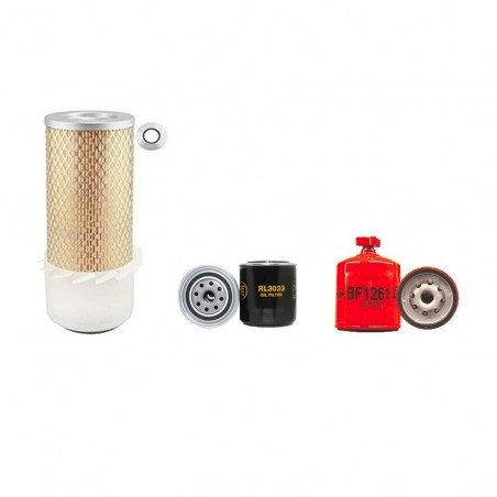 Filter kit suitable for CAT GROUPE DE SIGNALISATION Filter Service Kit w/LISTER PETTER Eng.