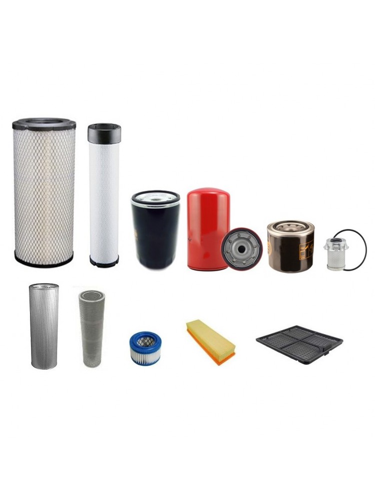 KOBELCO SK 135 SR/LC Filter Service Kit w/ISUZU 4BG1 Eng.   YR  2005-
