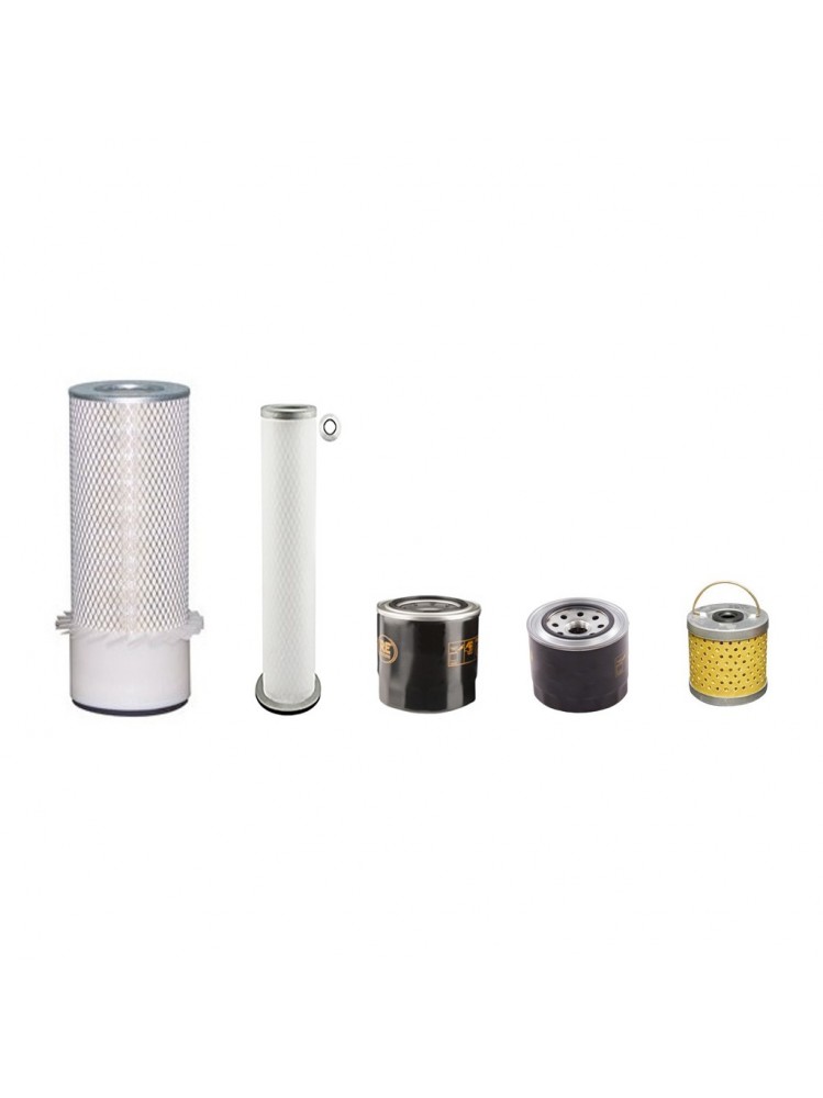 KOMATSU PC 110 R Filter Service Kit Air Oil Fuel Filters w/KOMATSU S4D106-1FB Eng.