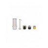 KOMATSU PC 110 R Filter Service Kit Air Oil Fuel Filters w/KOMATSU S4D106-1FB Eng.