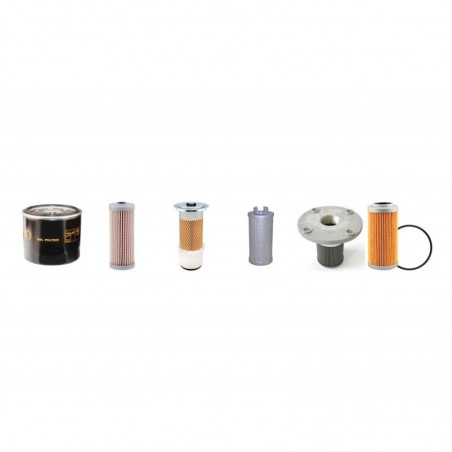 HITACHI EX25 Filter Service Kit w/ISUZU 3KR1/2 Eng. SN 00175-