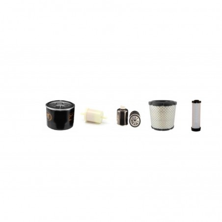 BOBCAT E 20 Filter Service Kit w/Kubota D722 Eng. 2015 Air Oil Fuel Filters