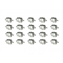 20 x Inline Metal Fuel Filters Filter Replaces Kubota 7000014658