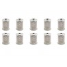 10 x Sediment Fuel Filters Volvo Yanmar Takeuchi Peljob NH Shibaru