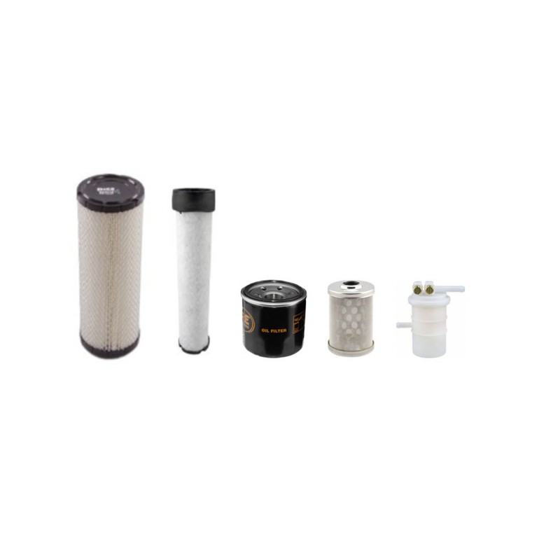 SCHAEFF HR 14 (356/1431-) Filter Service Kit w/Mitsubishi S4L-61KL Eng.