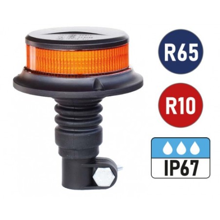 Ultra Low Profile LED Beacon Flexible Amber | RICO Europe
