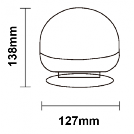 Vision 12/24V Magnetic LED Beacon Blue