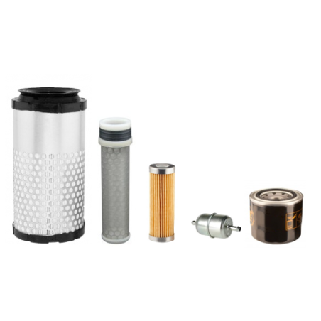 KUBOTA K008-5 FILTER SERVICE KIT AIR, OIL, FUEL