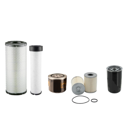 KOMATSU PC 80 MR-5E0Filter Service Kit Air Oil Fuel Filters w/YANMAR / 4TNV98C-DM / 01.2019 Eng.