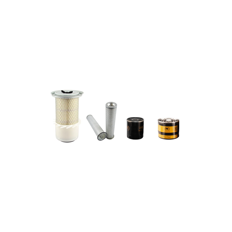 JCB 803 Plus Filter Service Kit with Perkins 103.15KR Engine Air, Oil, Fuel Filters Serial No KE50390U