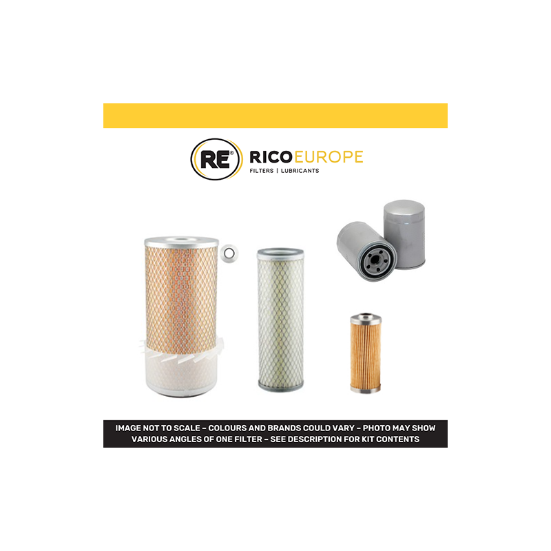 KOMATSU PC 30-1 Filter Service Kit Air Oil Fuel Filters w/Yanmar  Eng.