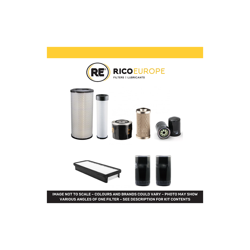 KUBOTA M 9540 DTQ Filter Service Kit w/Kubota V3800Di-Te2-Qz Eng.