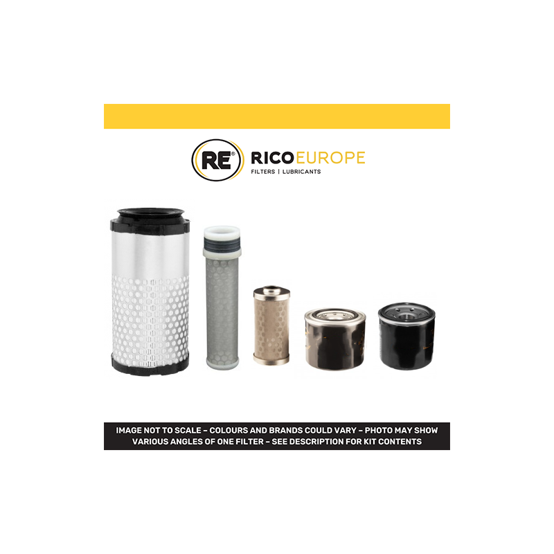 Kubota U17-3 Mini E xcavator Filter Kit