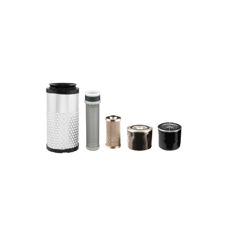 Kubota U17-3 Alpha Filter Service Kit with Kubota D 902 Engine Air, Oil, Fuel Filters