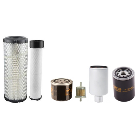 Toro GroundsMaster 3500D Filter Service Kit with Kubota D1105T Engine Year 2000-