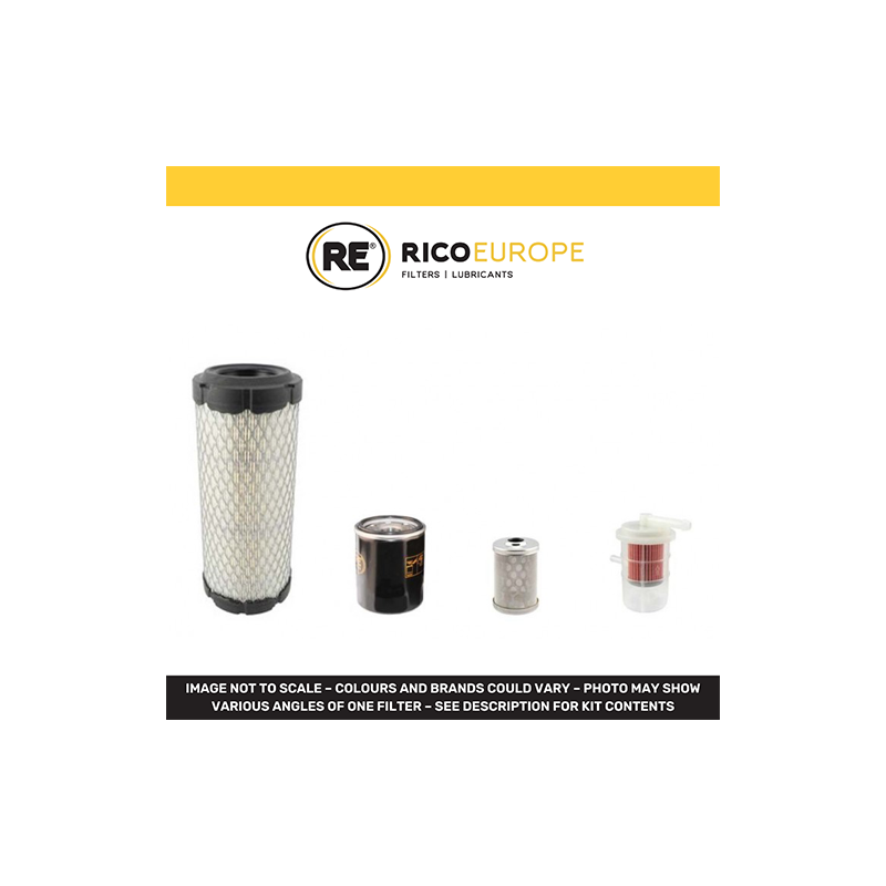 Volvo EC15B, EC15B XR Filter Service Kit Air, Oil, Fuel Filters