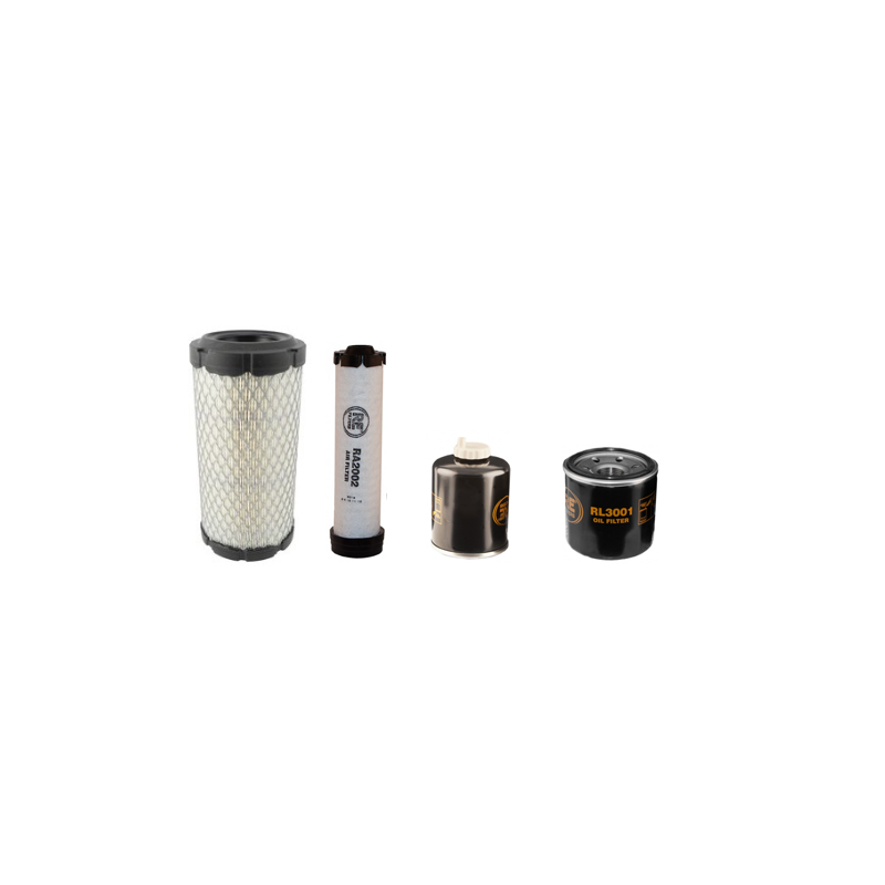 BOBCAT E08 Filter Service Kit w/Kubota D 722-E2B Eng. Air, Oil, Fuel Filters