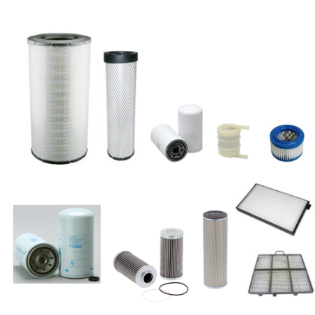 Hyundai R 210LC-9 Filter Service Kit with Cummins QSB6.7 ENG