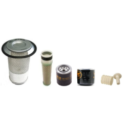 Filter kit for Case CX 50 B Air Oil Fuel Filters with Yanmar 4TNV88-XYB Engine  YR 2005-