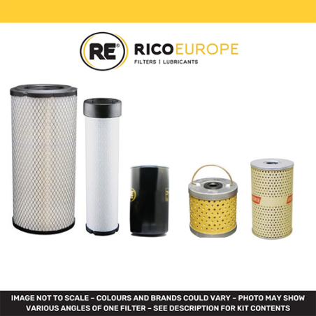 KOMATSU PW95R-2Filter Service Kit Air Oil Fuel Filters w/Yanmar 4D106-25FB Eng. SN 21D0220079-