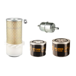 Filter Kit for Kubota KH 31 with Kubota Z 600KW3 Engine Air, Oil, Fuel Filters