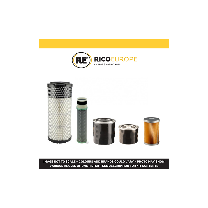 Kubota K x71-3 Compact E xcavator Filter Kit