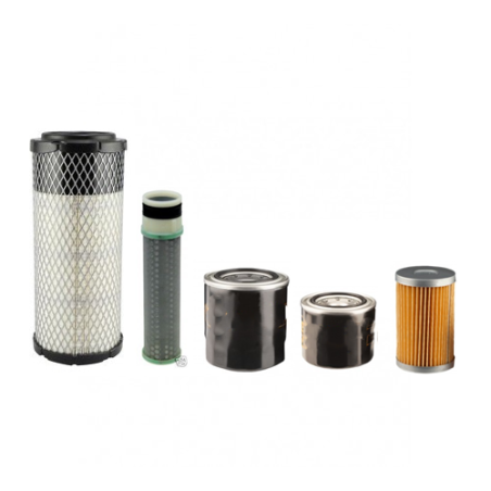 Kubota KX71-3 Filter Service Kit Air, Oil, and Fuel Filters Mini Digger