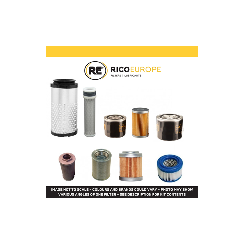 Kubota U25-3A Mini E xcavator Filter Kit