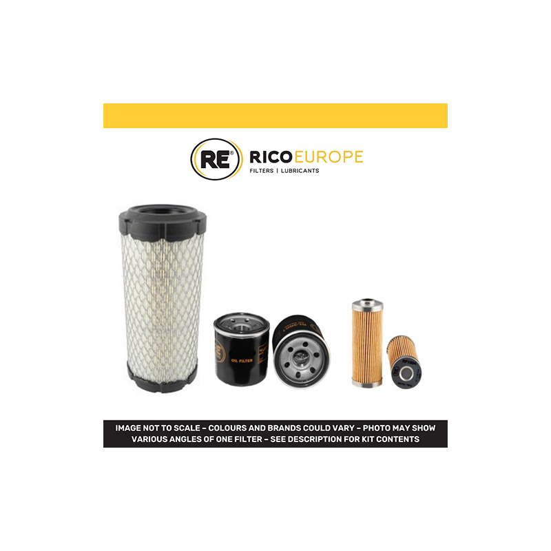 Takeuchi TB016 Filter service Kit 1x Air, 1x Oil, 1x Fuel Filter