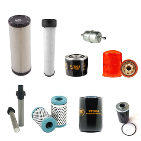 TEREX TA3S /H/SH Filter Service Kit w/Kubota V2203M Eng.